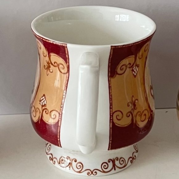 6X Vintage Hampton Court Palace Fine Bone China Mugs by QUEEN'S - Picture 13 of 15